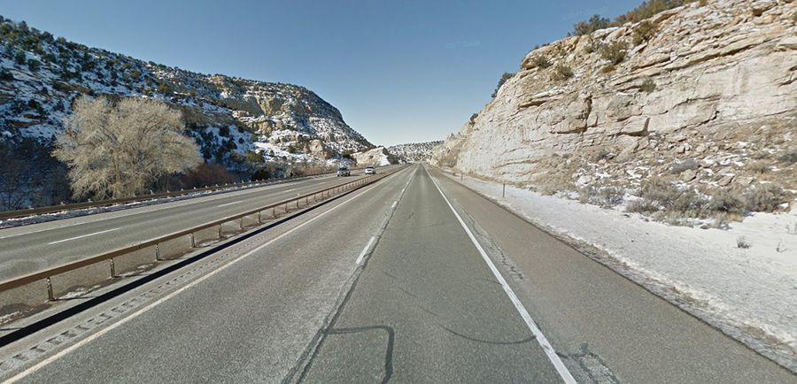 Interstate 70 is a remote scenic drive in Utah